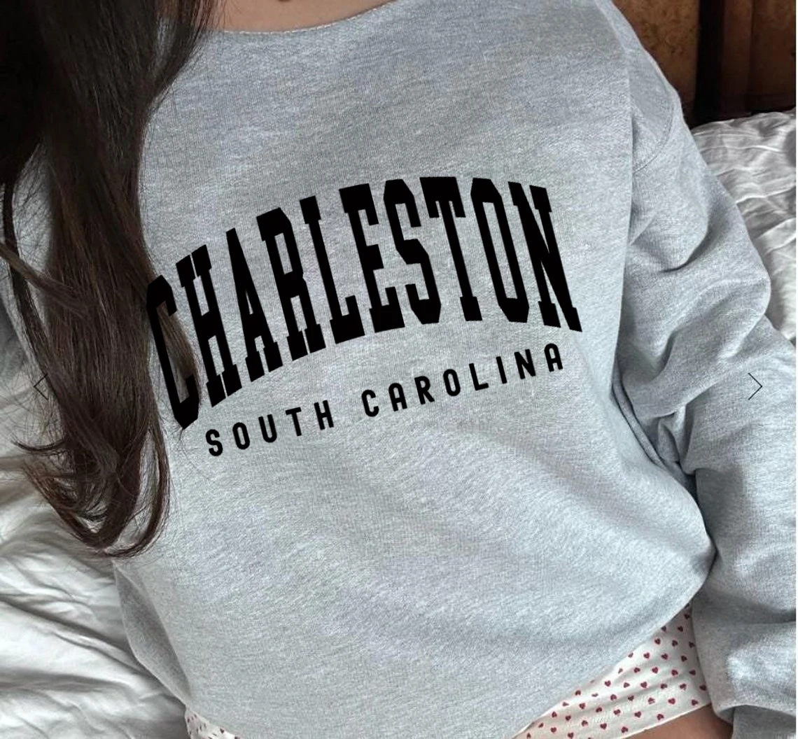 Sudadera Charleston Carolina del Sur con hombros descubiertos
