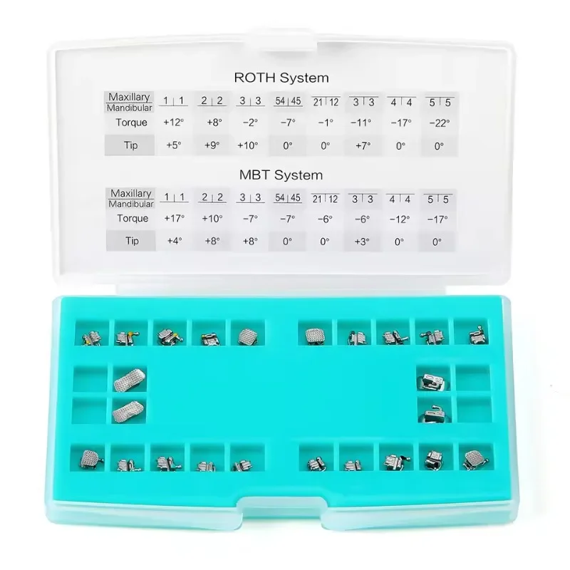 Dental Material Brackets Ceramic Brackets MBT 0.022 Hooks 345 Marking Metal Dental Materials Dental Laboratory