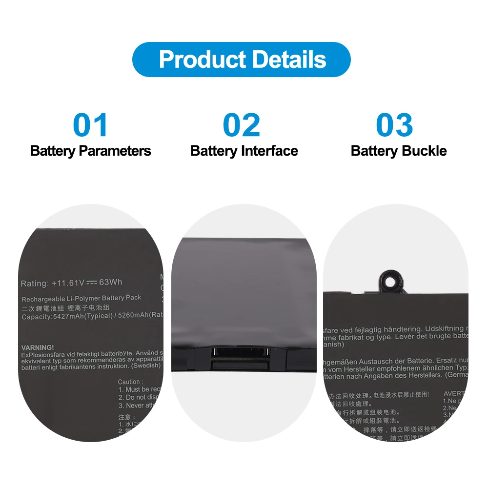 KingSener C31N2019 C31N2019-1 Laptop Battery For ASUS VivoBook Pro 14X OLED M7400 15 OLED M3500  M3500QC-L1062T M3500QC-L1079T