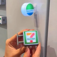 Hot Convenience Store Fridge Magnet Miniature Model Magnetic Attraction Decorate Night Light Atmosphere Light Glowing Signboard 4