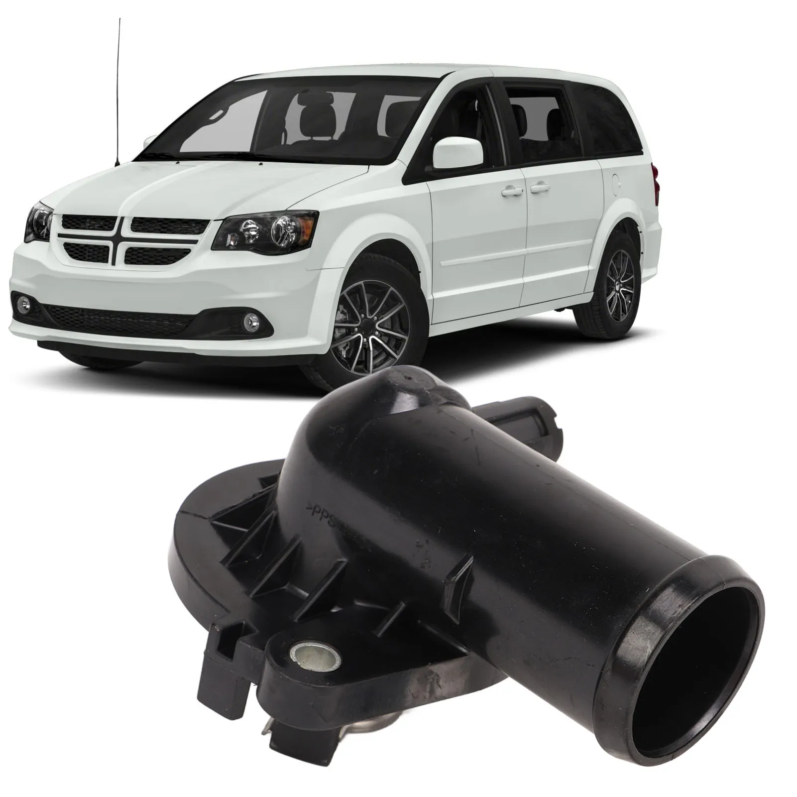 Engine Coolant Thermostat 5184570AH High Performance Replacement for Dodge Journey Avenger