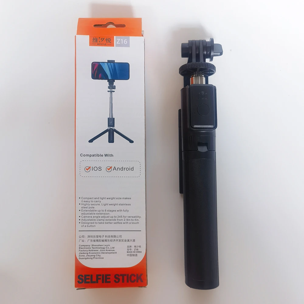 

Retractable selfie stick with smart charging remote control from HD shooting mobile phonehone Mobile Phone Tiktok Live Streaming