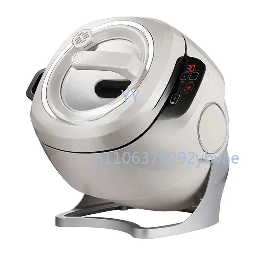 220V Automatic Rotary Cooking Machine Multifunctional Non Stick Electric Stirring Wok Rice Cooking Pot
