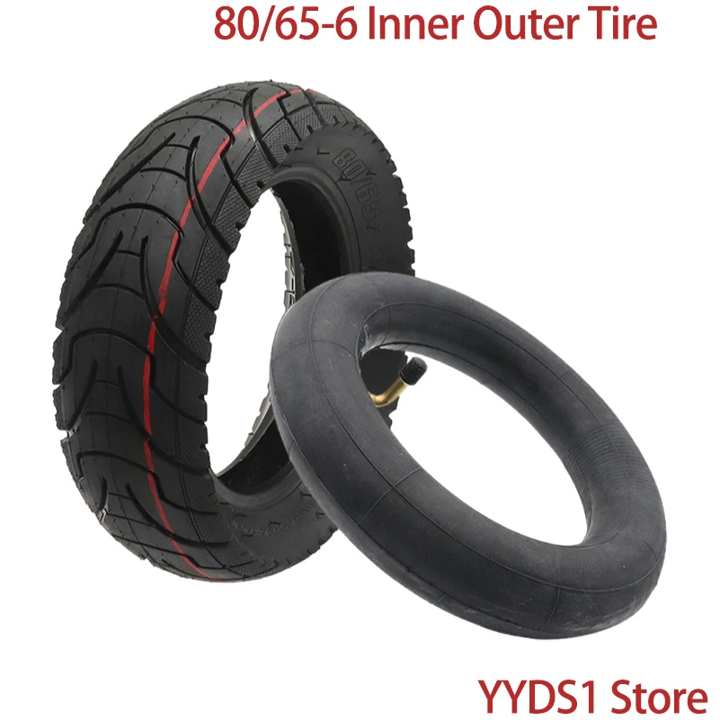 

10 Inch 80/65-6 Outer Tire & 10X2.50 Inner Tube 90° – Fit For Kugoo M4, Quick 3, Zero 10X, Speedual Scooter Accessories