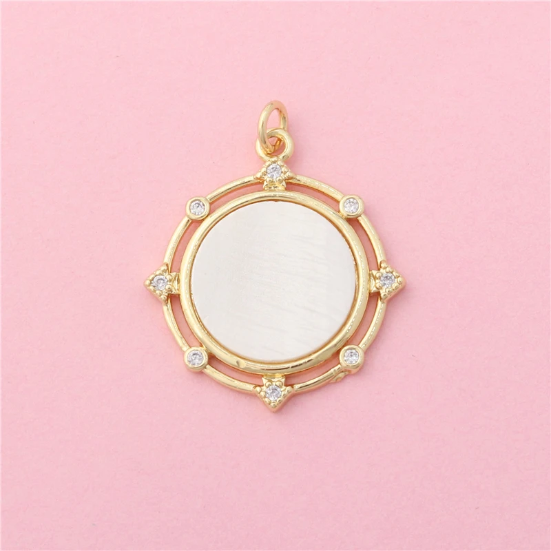 10pcs Brass Shell Charms Pendants For Jewelry Making Diy Bracelet Necklace Earrings Accessories
