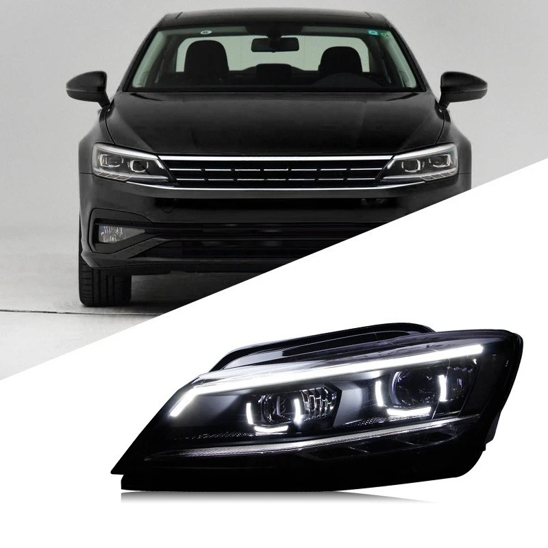 

Suitable For 15-19 New Lingdu Headlight Assembly Lingdu Modified LED Daytime Running Light Streamer Turn Signal Headlight