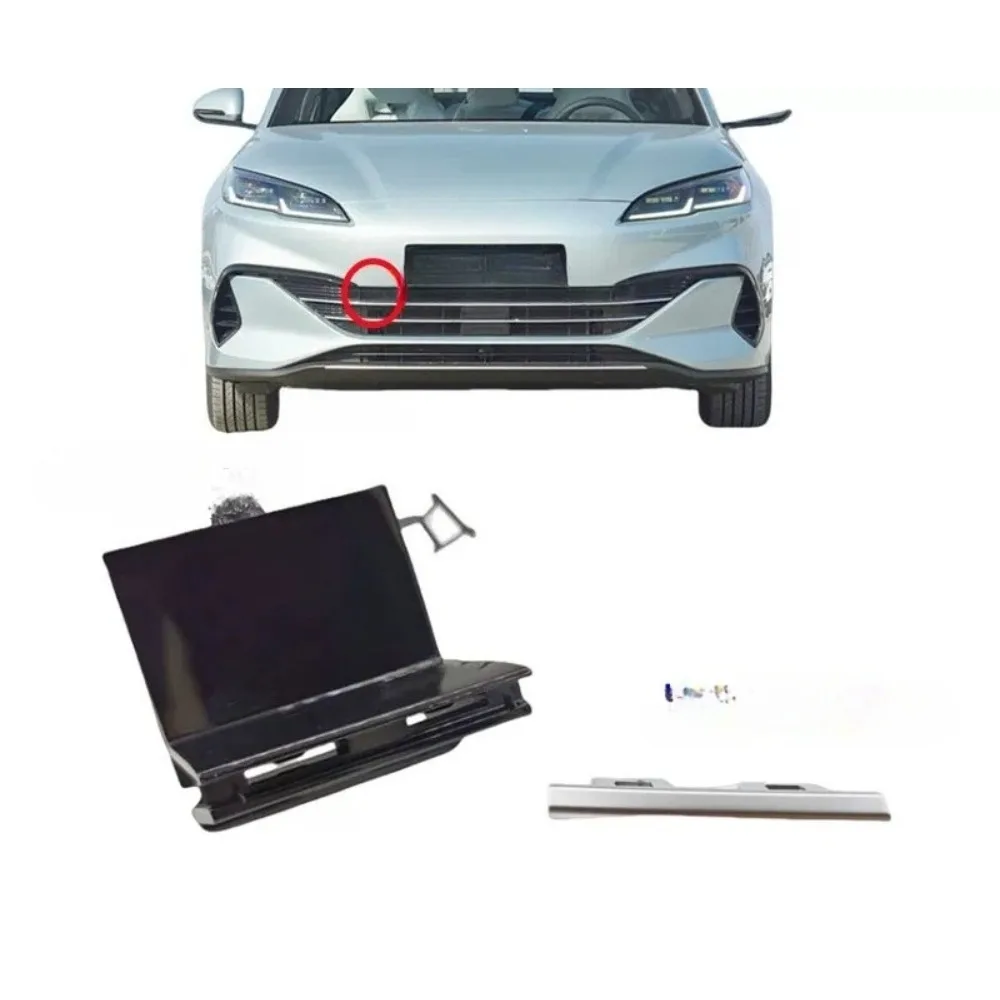For BYD Seal06 Dmi Trailer Bright Strip Front Bumper Decorative Strip Car Tow Hook Cover