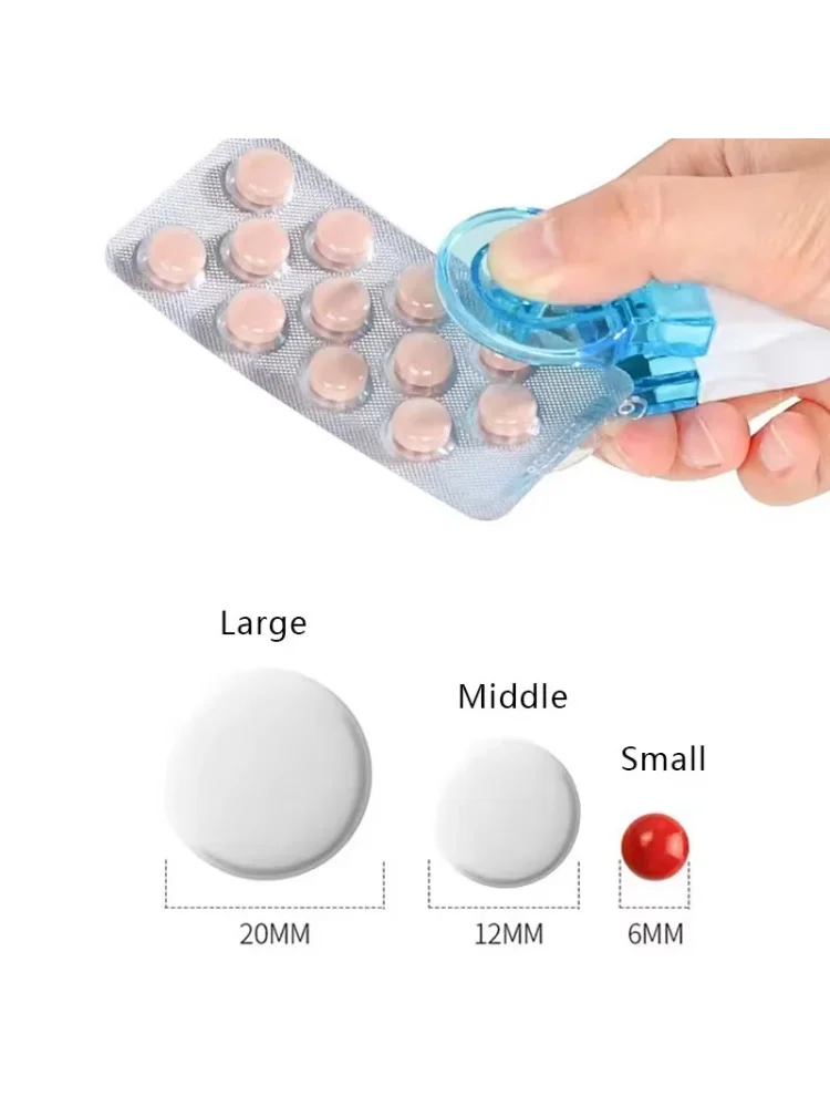 Portable Pill Taker Pill Taker Remover Tablet Pill Blister Pack Opener Assistance Tool No Contact Easy To Take Pill Out