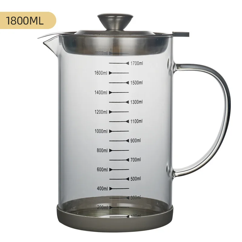 Set di Dispenser per bottiglie di olio d'oliva con condimento per salsa di aceto in vetro borosilicato trasparente da cucina con manico