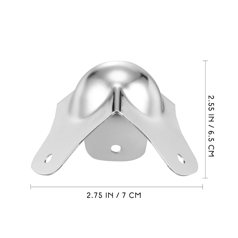 10Pcs Iron Ball Corner Protectors Robust Edge Guards with Rounded Design for Flight Box Cabinet Anti Scratch Corner Protection