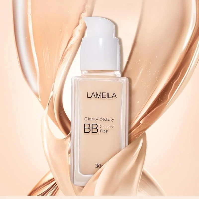 30ml Face Foundation Cream Matte Finish Liquid Foundation Waterproof Lasting for All Skin Tones Moisturizing Base Tone Make Up