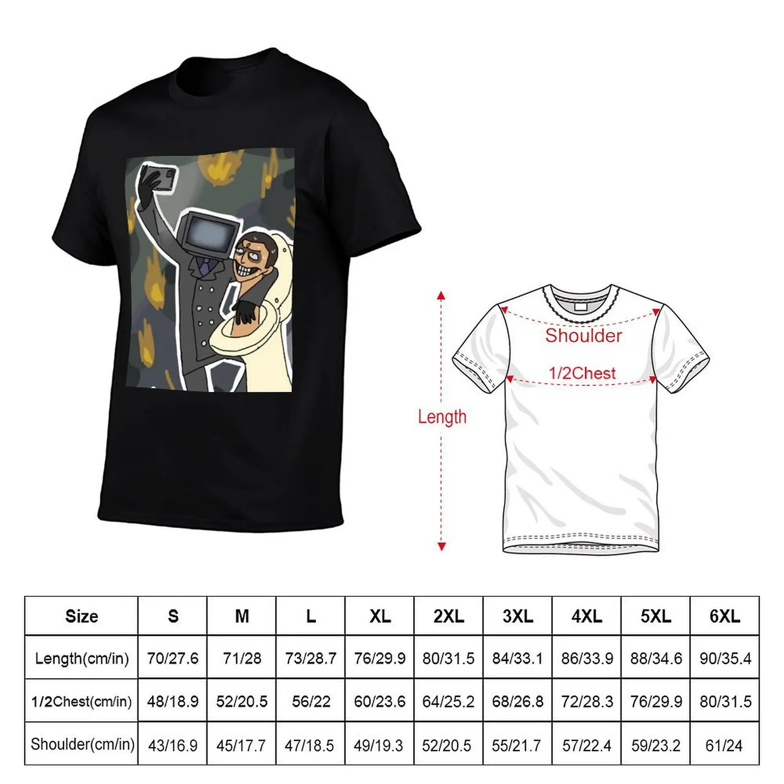 skibidi toilet Graphic T-Shirt t shirt man cotton t shirts designer cotton t shirt man T-shirt