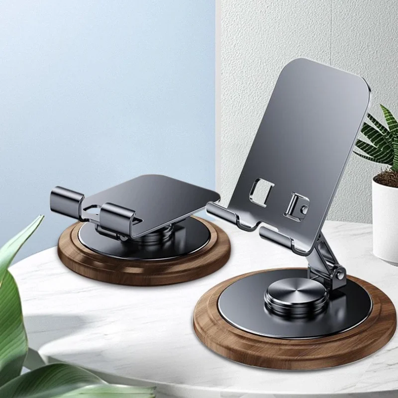Wood Phone Holder Stand Mobile Smartphone Support Tablet Stand Desk Cell Phone Holder Foldable Stand Portable Mobile Holder