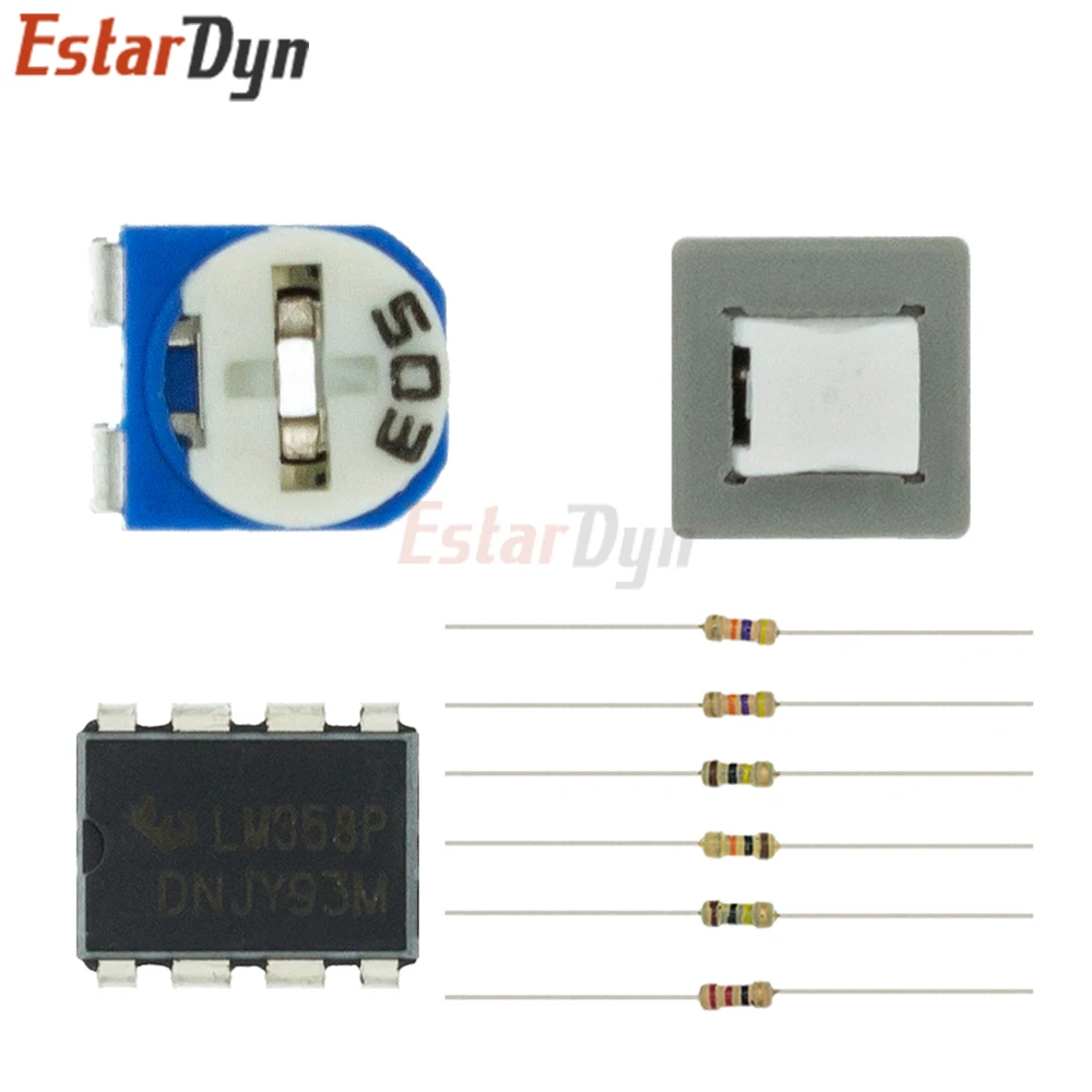 Estardyn DIY Heart Shape Breathing Light Kit Multicolor LED Soldering Practice Board PWM Effect for Electronic Learning Lab