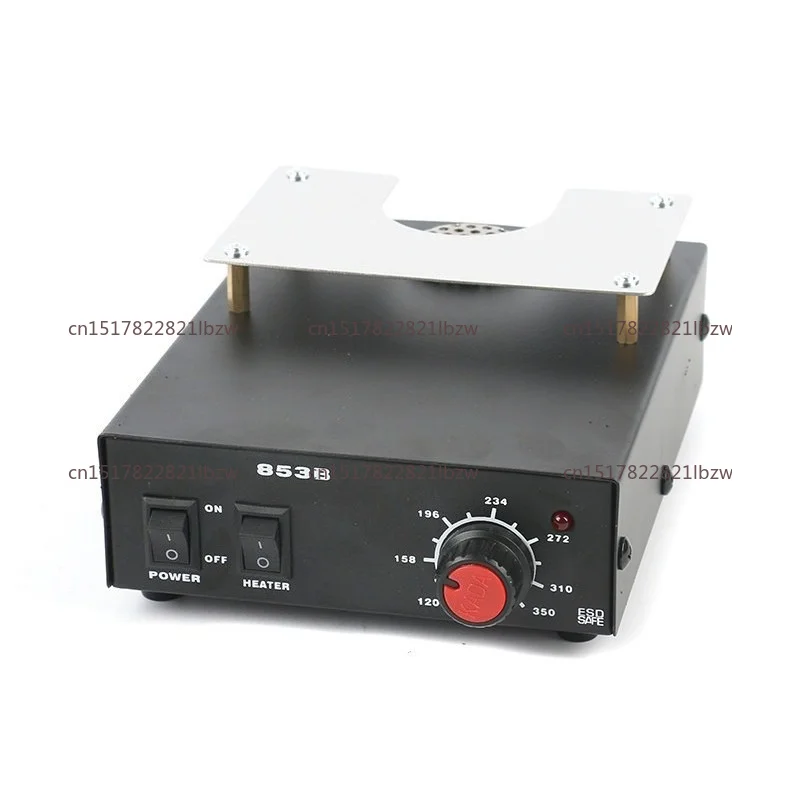 Portable 853B 540W Preheating Table Recovery Table Preheating/Heating/Desoldering Hot Air Adjustable Air