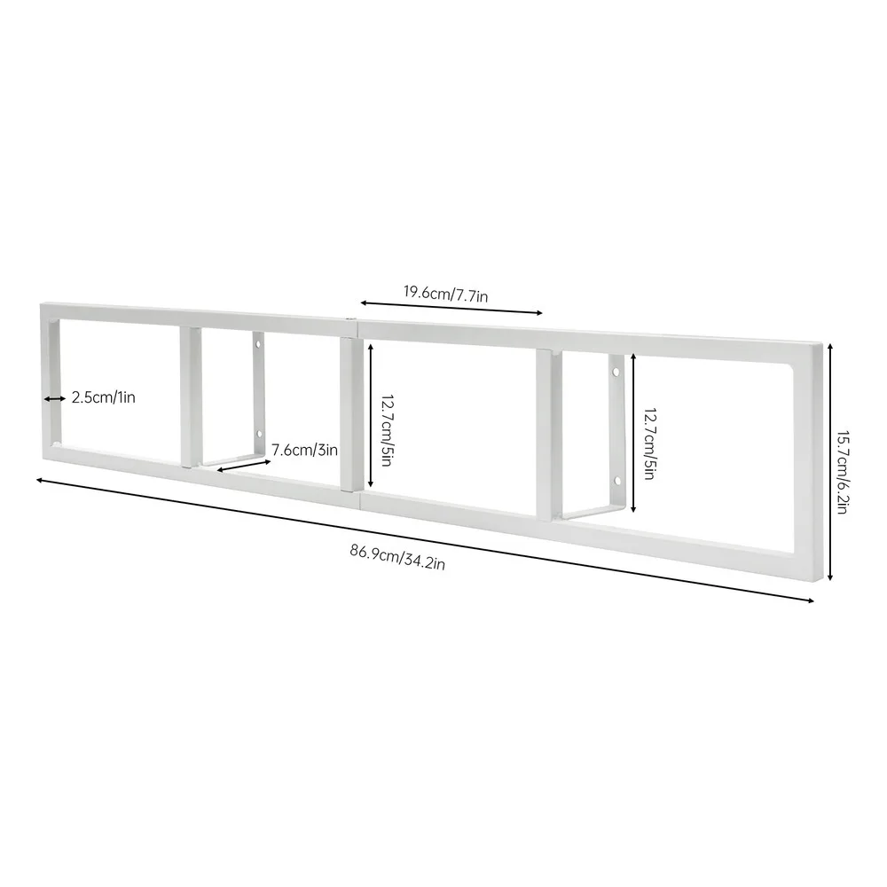 Bymaocar 3 CD Storage Rack  Box Holder,wall Mounted Disk Case,iron Media Display Space Store Shelf ,modern Living Room Furniture