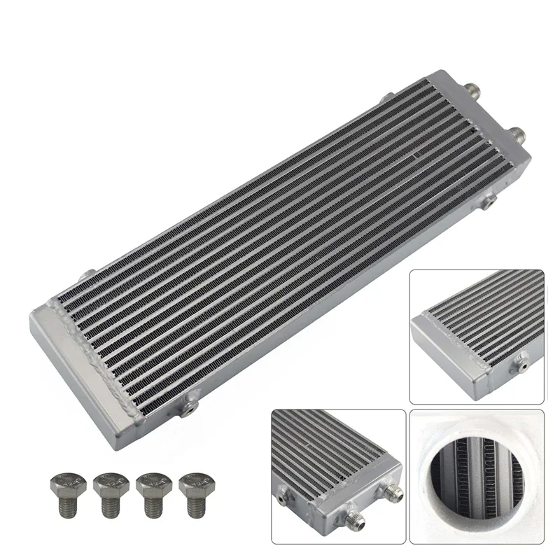 Universal Dual Pass Bar & Plate Oil Cooler 18.5