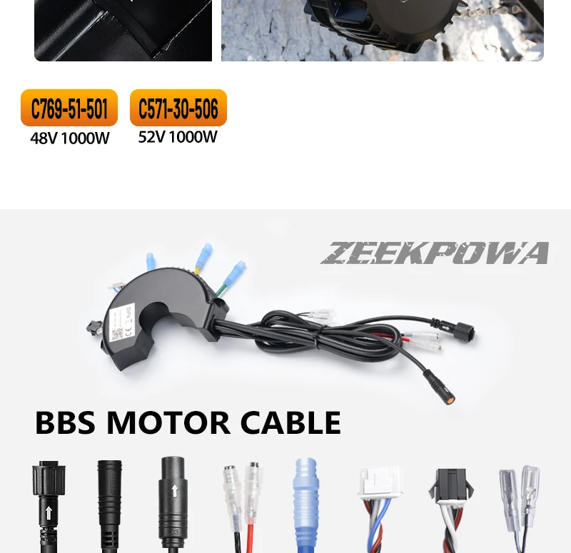 Bafang Mittelmotor-Ersatzcontroller für BBS01B BBS02B BBSHD 36V 250W 350W 500W / 48V 500W 750W 1000W / 52V 1000W – Detail 16