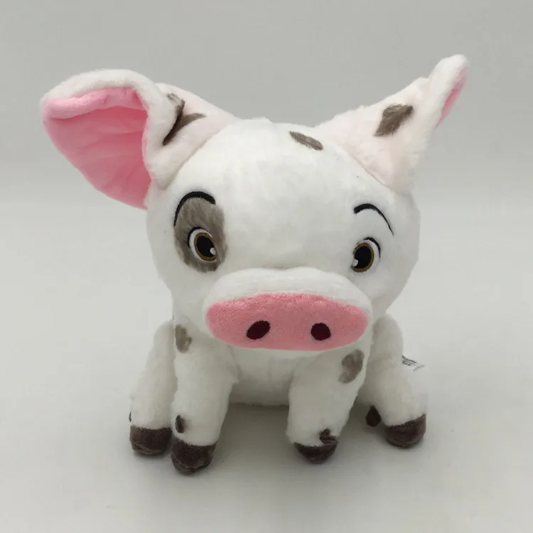 Muñecos de peluche de la película Moana para niños, de 22cm muñecos de peluche, con diseño de cerdo, Pua, animal encantador y suave de dibujos animados, ideal para regalo de cumpleaños y Navidad