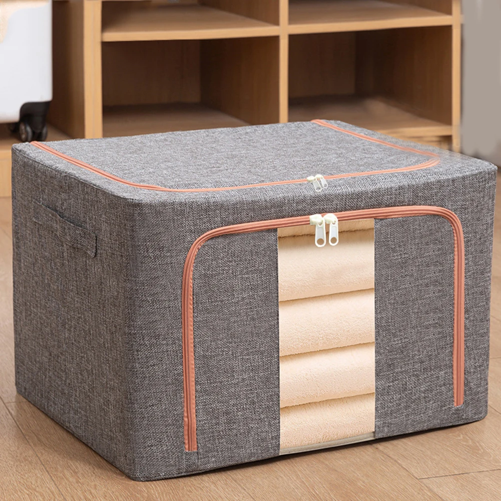 Foldable Storage Organizers Clothes Blanket Quilt Organizer Box Large Capacity Closet Sweater Storage Clothes Cabinet Organizer