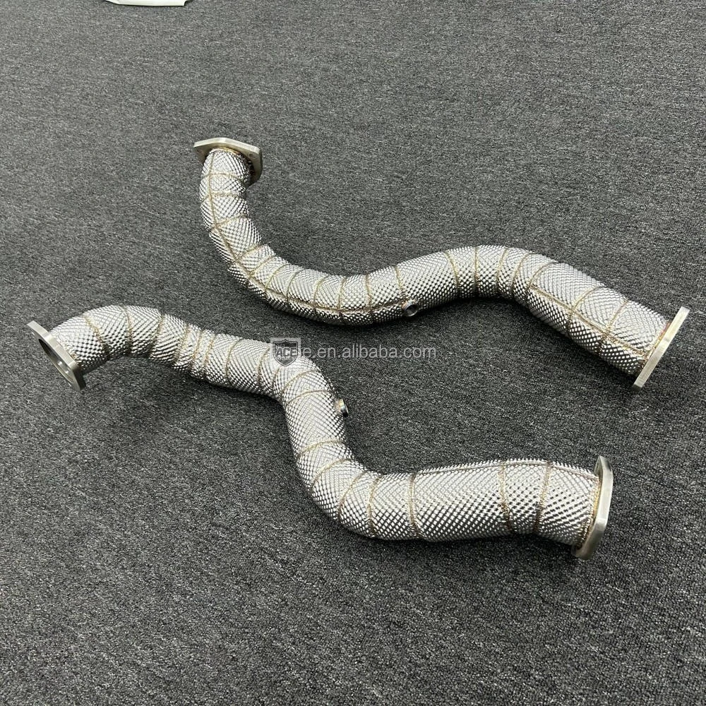 Downpipe für Porsche 718 Cayman GT4 RS 4.0L 2022-2025 Leistungssteigerndes Auspuffrohr Gerades Frontrohr – Detail 5