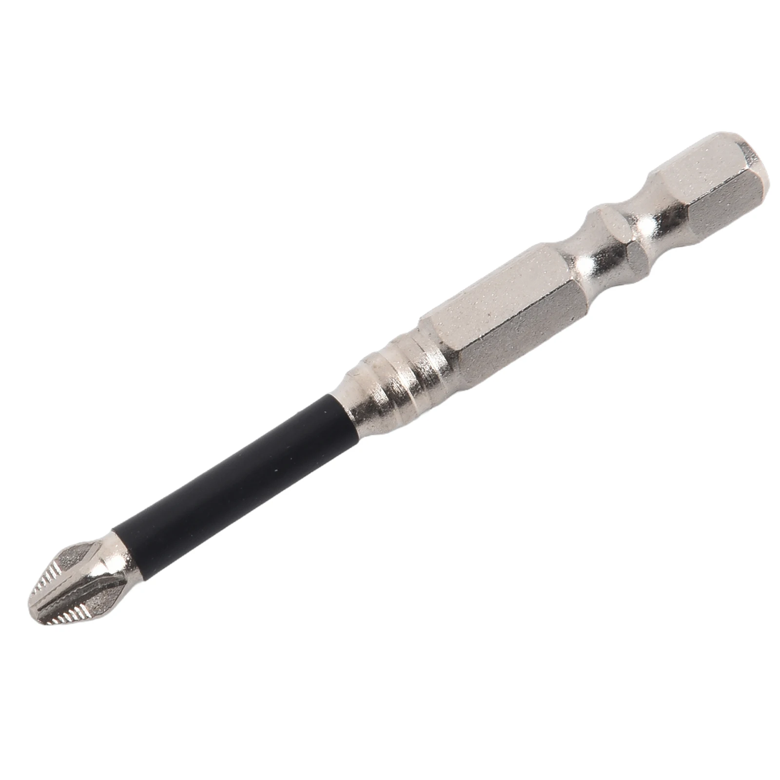 1pc 25mm-150mm cruz chave de fenda magnética bit ph2 alta dureza hrc62 liga de aço antiderrapante longo broca peças de ferramentas elétricas