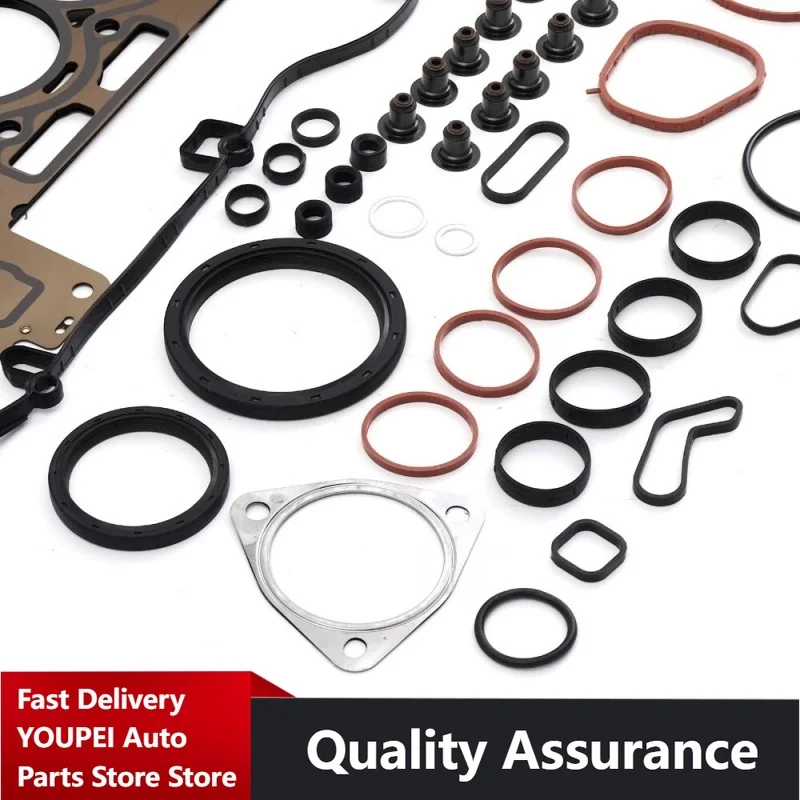 

Engine Overhaul Gasket Kit for BMW 116i F20, MINI Cooper S R55, R56 (N13, N18 Engines, 1.6L). P/N: 11127595138