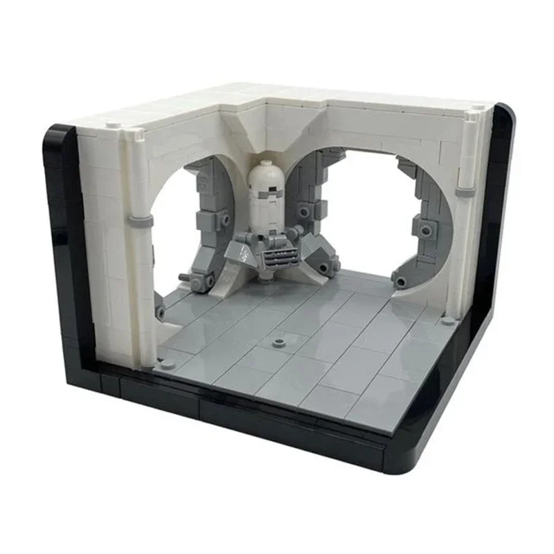 スタームービーモデル Moc ビルディングブロック 第四廊下 宇宙船技術 モジュールブロック ギフトおもちゃ DIY セット 組み立て クリスマス