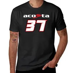 Camiseta de Peter Acosta 37 para hombre, tops de blusa, ropa vintage, camisetas gráficas grandes y altas