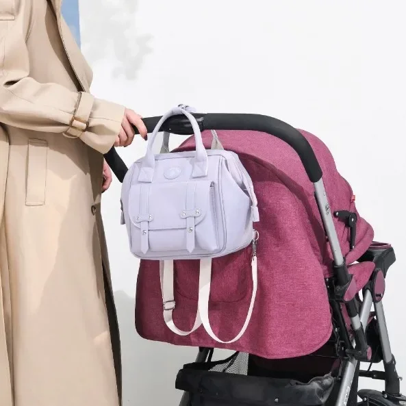 Maternity Baby Diaper Storage Bag Large Capacity Baby Items Organizer Women Travel Bag Multi-functional Handbag Large Mommy Bag