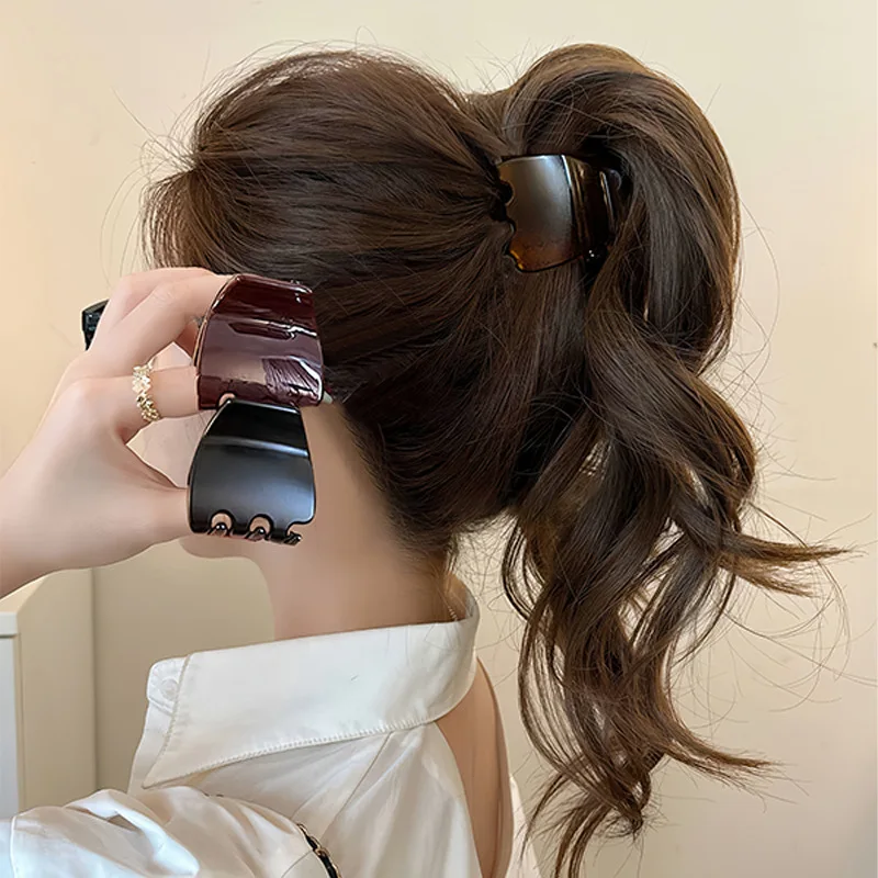 High End Tortoiseshell Hair Clip. High Ponytail Fixed Artifact. Long Lasting Styling of Temperament Hair Accessories image 2