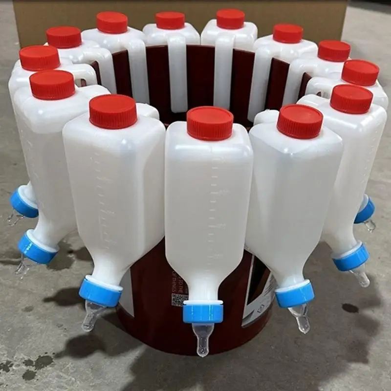 Biberón de alimentación de cordero, biberones alimentadores de leche de cabra, biberón de leche de cordero para animales pequeños, alimentador de leche de lactancia, aparato de alimentación de vacas para perros