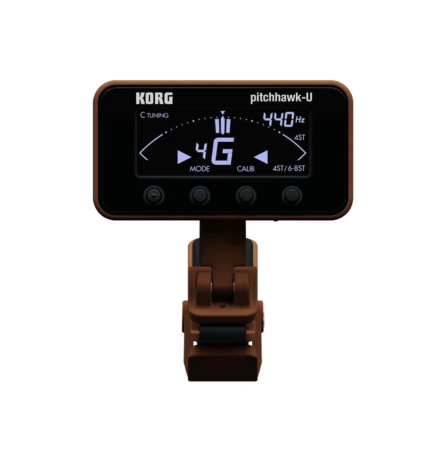 KORG Tuner PitchHawk Series AW-3U/AW-3U2 Color LCD meter offers the ultimate in visibility Clip-style tuners for ukulele