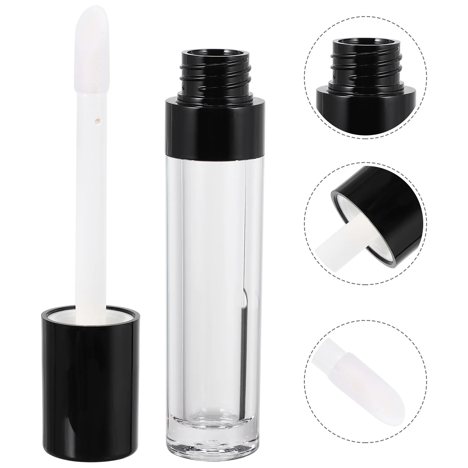 10個入り 8ml 空のリップバームボトル 再利用可能な香水容器 持ち運びやすいメイクアップアクセサリー 女の子の夜の外出に