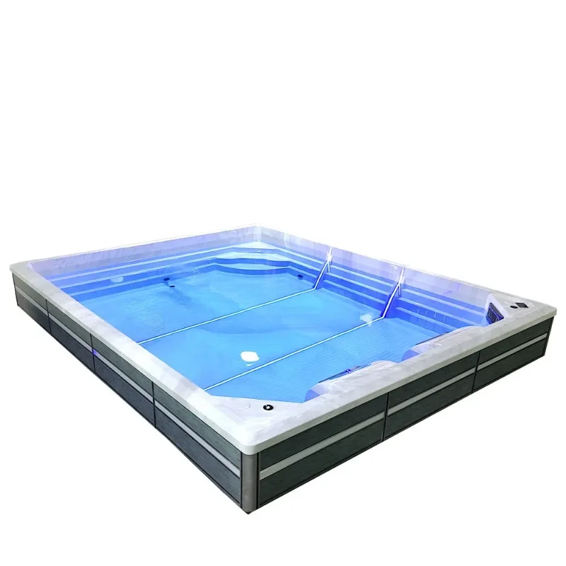 Outdoor swimming pool, Garden Villa Hotel B & B heated double tour finished product, infinity pool surfing