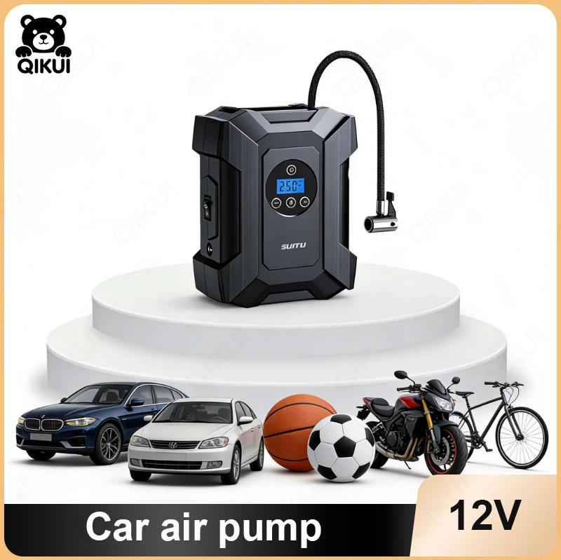 

Портативный автомобильный компрессор 12В для накачки шин, аварийный источник питания, пусковое устройство для легковых и грузовых автомобилей, внедорожников, фургонов