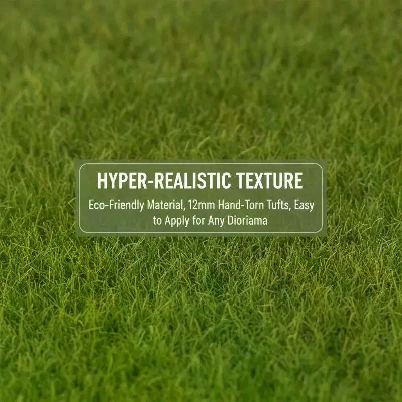 

12mm Grass Clusters Miniature Landscaping Materials for Scenery Model Diorama Sand Table Scene Craft