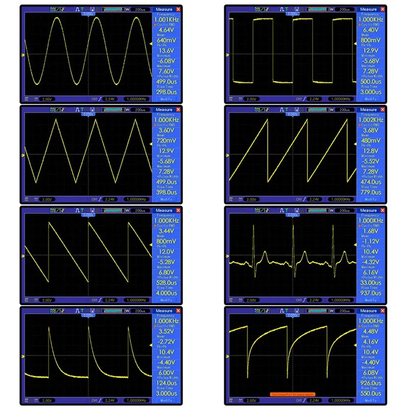 FG-200 DDS Function Signal Generator Frequency Counter 0.01Hz - 500Khz Signal Source Sine+Square+Sawtooth Waveform