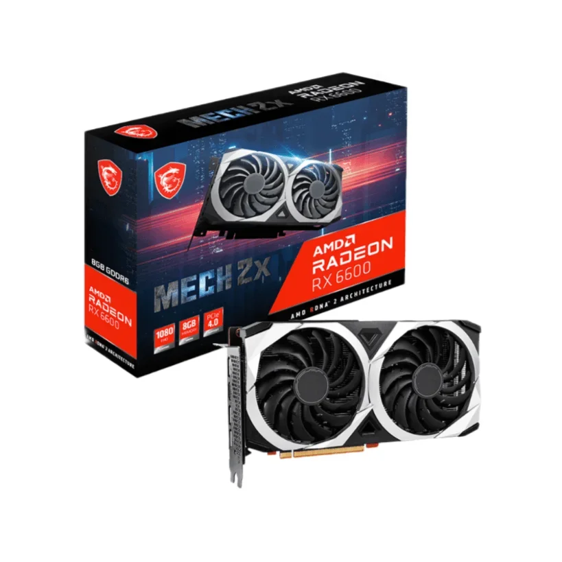 Original RX6600 6600 8GB MECH Gaming Video Card RX6600 RX6600XT 6600 6600XT 8GB Graphic Card at Wholesale Price