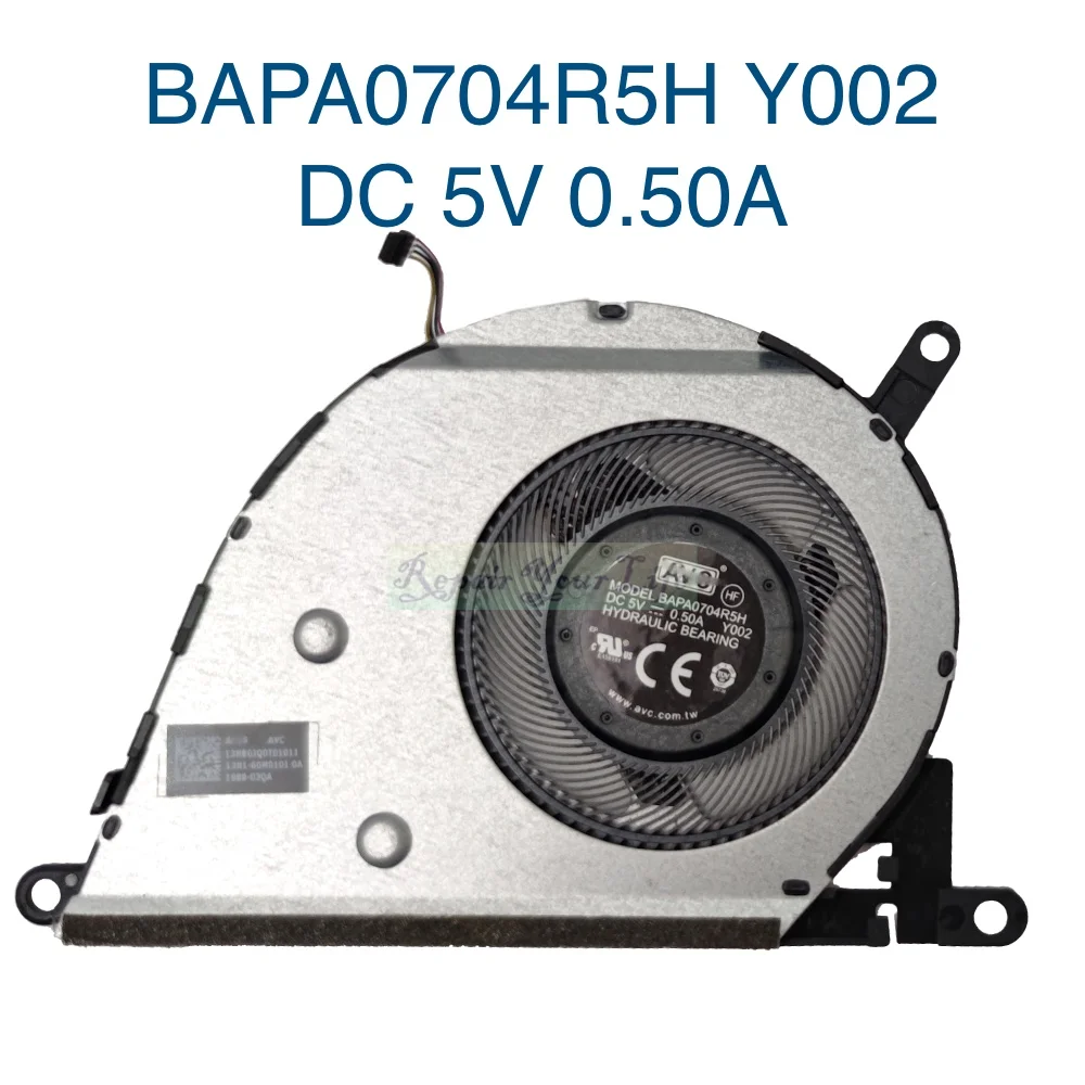 Imagem -04 - Ventilador de Refrigeração para Asus Zenbook 14 Ux433 Ux433fn Rx433fa Ux433f Ux433fq Ux433fa Ux433fl Portátil Bapa0704r5h-y002 13nb0jq0t01011