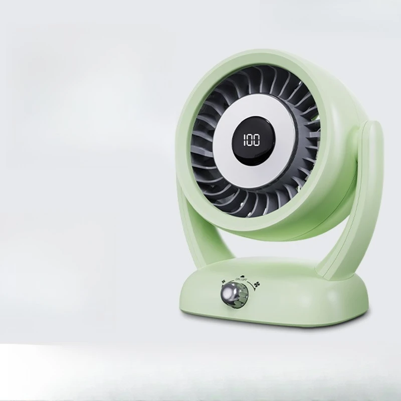 

Outdoor Camping Portable Desktop Small Fan Hanging Folding Fan Automatic Shaking Head Remote Control