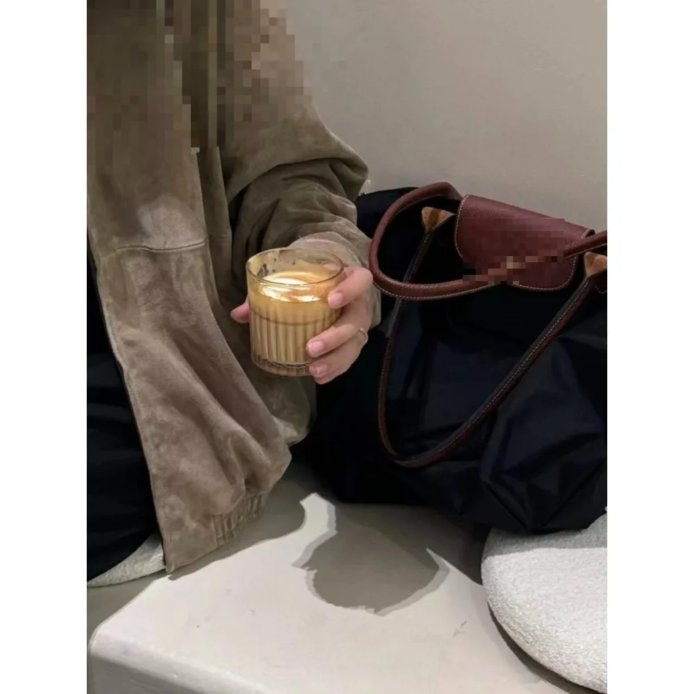 

y2kКлассическая нейлоновая женская сумка через плечо, большая вместительная сумка через плечо, сумка через плечо с длинной ручкой, дизайн плеча