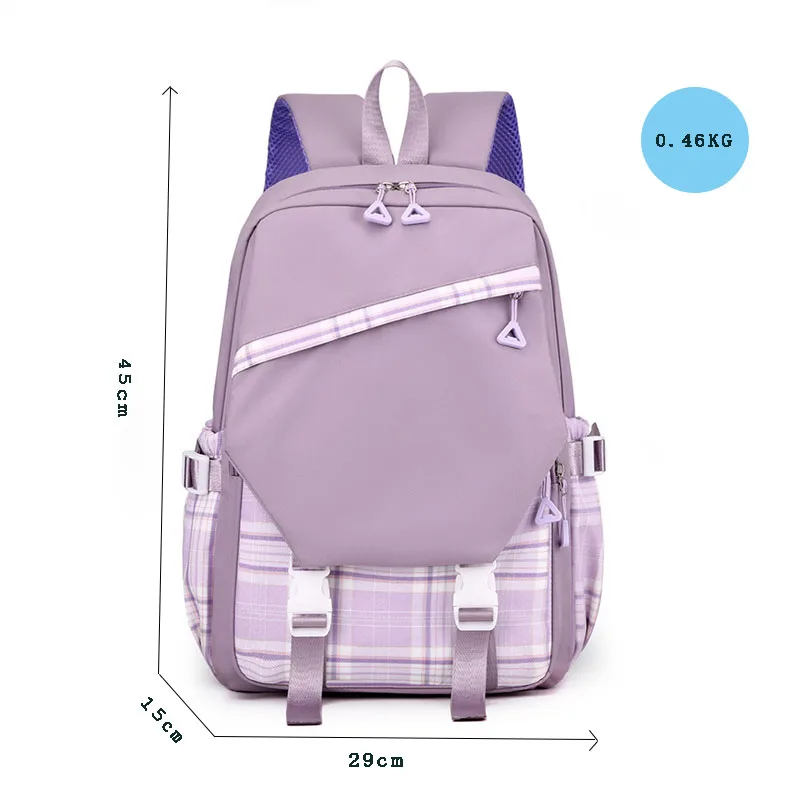 Cinnamoroll-mochilas escolares para niños y niñas, bolsa de dibujos animados para estudiantes, mochilas universitarias, mochila de jardín de