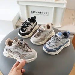 Baskets décontractées pour bébés garçons et filles, chaussures de course pour enfants, chaussures de sport pour tout-petits, chaussures souples pour l'école, mode printemps et automne 2023