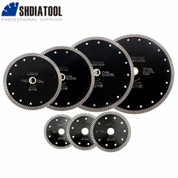SHDIATOOL Superthin Diamond Cutting Disc Tile Cutter Turbo Saw Blade 4-10inches Cut Plate Tile marble Granite Quartz Plate