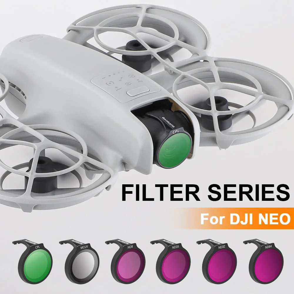 

Lens ND Filter for DJI NEO Drone ND8 ND16 ND32 ND64 CPL MCUV Lens Professional German Optical Glass Camera Filters Accessories