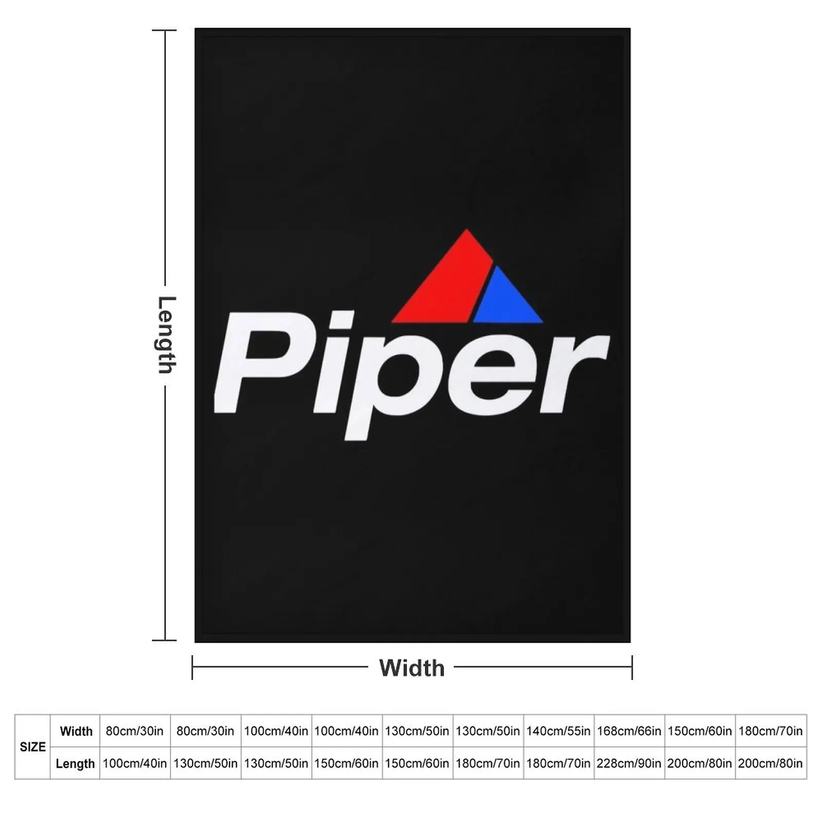 BEST SELLER - Piper Aircraft Merchandise Throw Blanket couch cozy soft plush fuzzy picnic outdoor blanket