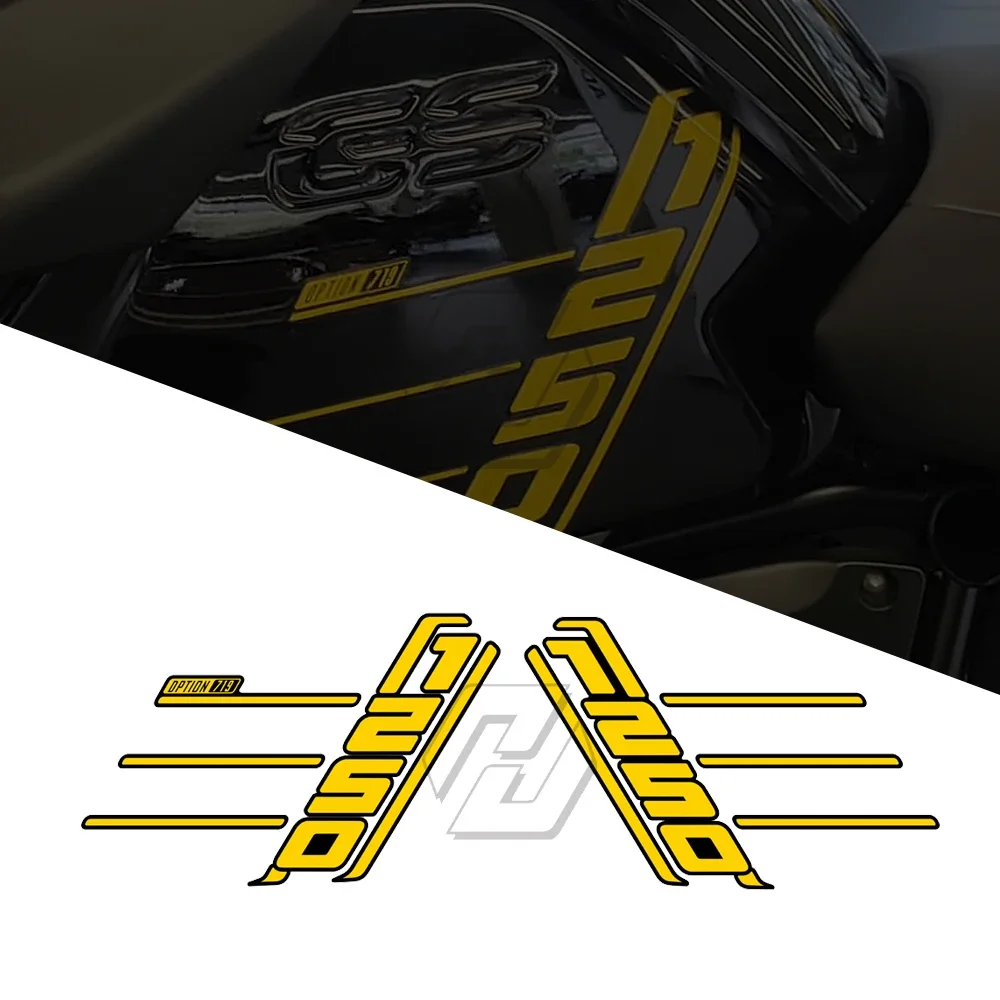 

Motorcycle Side Tank Sticker Case for BMW R1200GS R1250GS Adventure 2014-2021 40 Years GS Decal