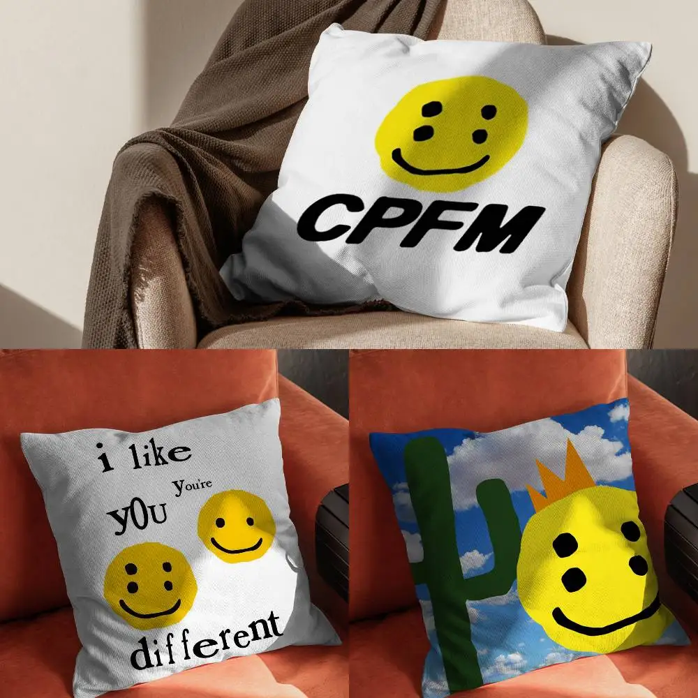 

Smile C-Cpfm Pillow Case Pillowcase For Car Pillows 60x60 Cushions Luxury Double Sided Cover Home And Decoration Sofa 30x30