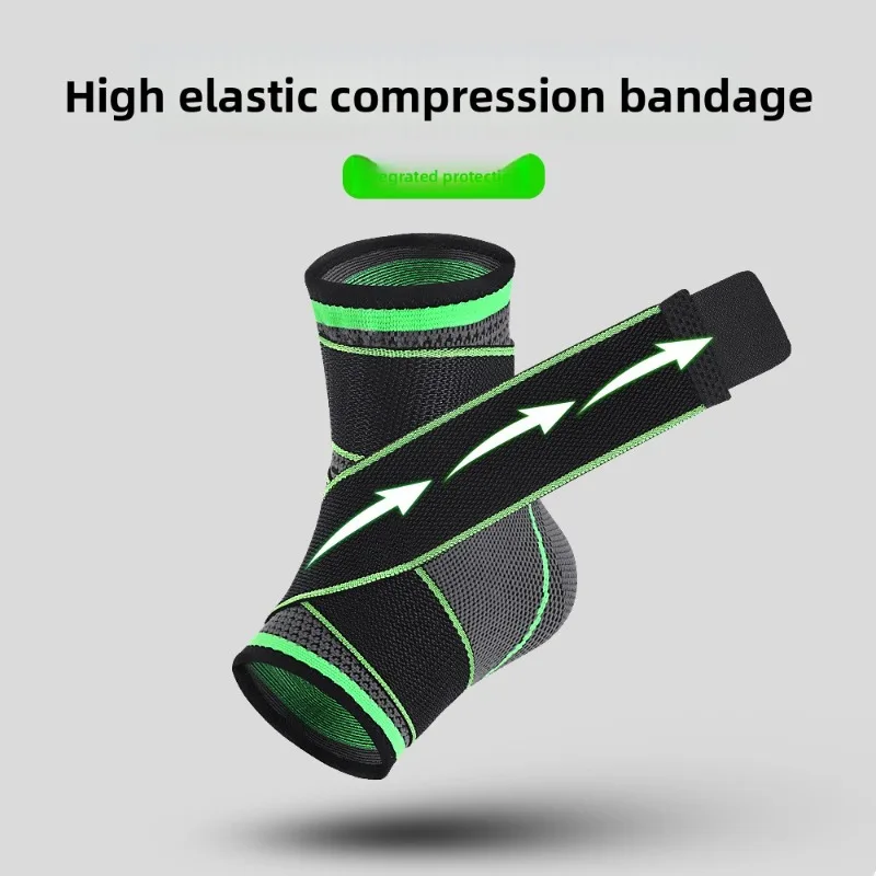 Men Women Ankle Brace Anti Sprain Foot Protection Wrist Support Running Basketball Training Compression Strap Protective Gear